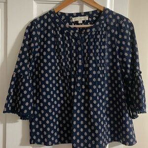 Loft bell sleeve top